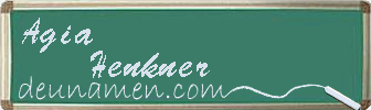 Agia Henkner Visitenkarte